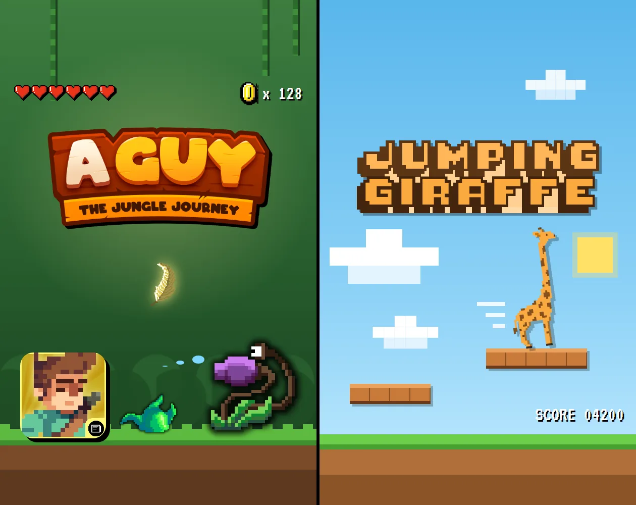 A GUY: The Jungle Journey y Jumping Giraffe, dos de mis juegos para móvil