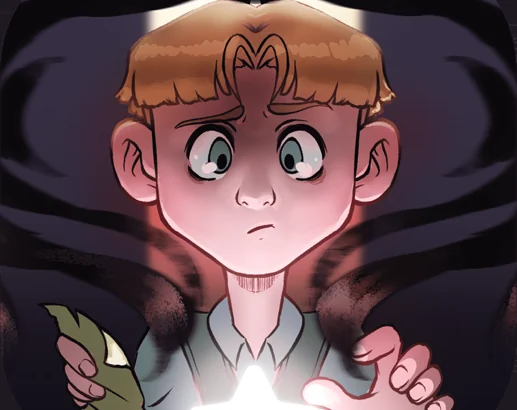 Portada de Nightlight: Thomas sujetando una lamparita con forma de estrella